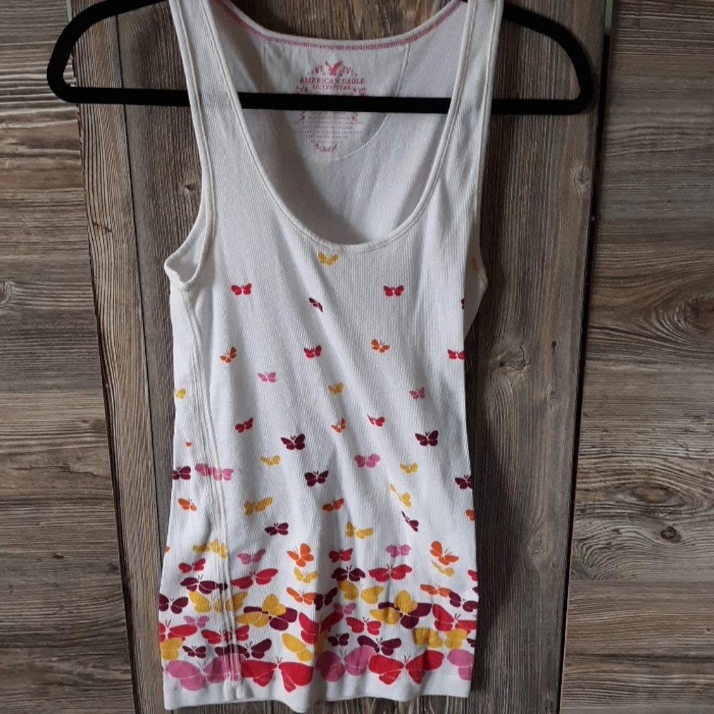 Shirt with butterflies